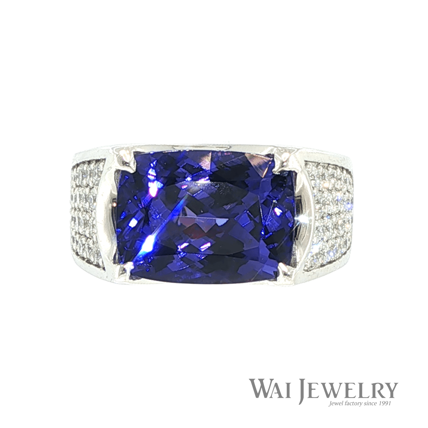 限定1点】タンザナイトリング ダイヤモンド(プラチナ）【SUN-027 PT900